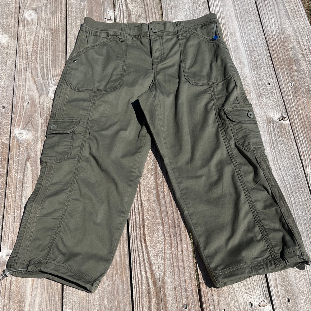 Style & Co. Olive Green Cargo Capris